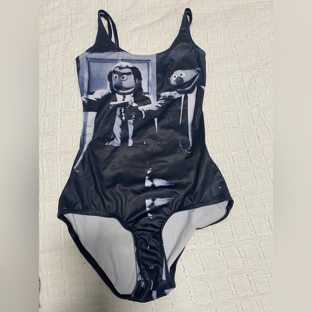 BlackMilk Pulp Sesame Swimsuit